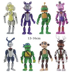 8 pcs five nights at freddy's fnaf set action figure gift new toy 2022 usa stock