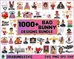 1000 bad bunny svg, el conejo malo svg, bundle layered svg bad bunny bundle, cartoon bunny svg instant download