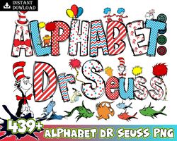 439 mega bundle dr. suess alphabet png, dr. suess bundle, cat in the hat png, dr. suess font png, doodle alphabet png in