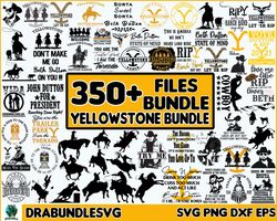 350 yellowstone bundle svg digital dowload, dutton ranch, rip svg, yellowstone svg,cut file, print,cricut, kids silhoutt