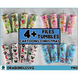 4 christmas holiday tumbler sublimation designs download, christmas collage tumbler wrap -20 oz sublimation tumbler wrap