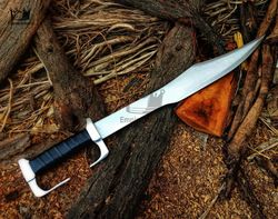 handmade spartan sword of king leonidas, ancient greek sword, medieval king sword with handmade sheath