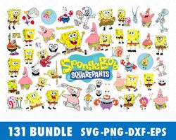 spongebob svg bundle files for cricut silhouette, spongebob svg, spongebob svg files, spongebob sponge bob svg bundle