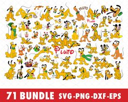 disney pluto svg bundle files for cricut, silhouette, disney pluto svg, disney pluto svg files, disney pluto svg bundle