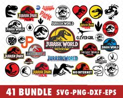 jurassic world park svg bundle files for cricut, silhouette, jurassic world park dinosaur svg, jurassic world park svg f