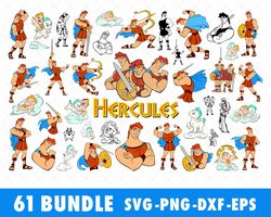 disney hercules svg bundle files for cricut, silhouette, disney hercules svg, disney hercules svg files