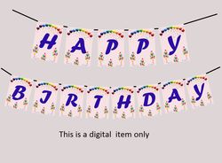 happy birthday  banner, birthday party sign, happy birthday sign,, baby's first birthday, 40th birthday, 50th birthday