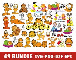 garfield svg bundle files for cricut, silhouette, garfield svg, garfield svg files, garfield svg bundle