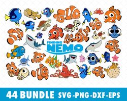 disney finding nemo dory svg bundle files for cricut, silhouette, disney finding nemo dory svg, finding nemo dory svg