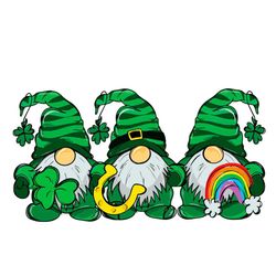 st patrick's day gnomes happy st patrick's day svg cutting files