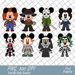 halloween png bundle, mickeyy png halloween, not-so-scary halloween