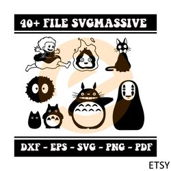 funny cartoon character bundle svg files silhouette diy craft