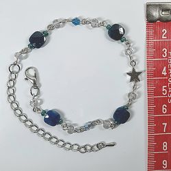 blue apatite bracelet, fashion style, summer bracelet