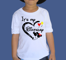 mickey mouse with balloons- its my birthday - birthday cricut sublimation png svgs