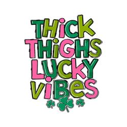 lucky vibes st patricks day svg for cricut sublimation files