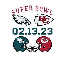 kansas city chiefs vs philadelphia eagles svg, super bowl nfl svg, super bowl svg file cut digital download