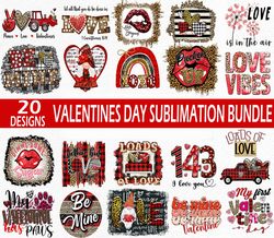 20 designs valentine day, valentine day png, valentine day sublimation file cut digital download