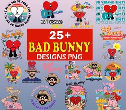 25 bad bunny svg bundle, bad bunny svg, bad bunny bundle, bad bunny rapper, bad bunny png file cut digital download