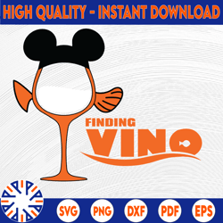 wine finding vino, disney svg, disney mickey and minnie svg,quotes files, svg file, disney png file, cricut, silhouette.