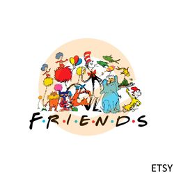 dr seuss figure friends happy dr seuss friends svg cutting files