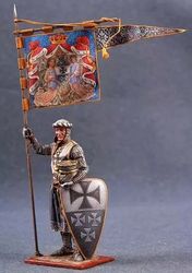 tin toy soldier 54 mm elite painting medieval knight