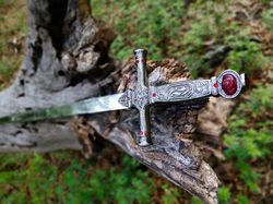 hand made monogram sword, hand made harry potter replica gryffindor sword, best gift sword for men, son, friend.