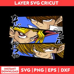 Duel Monsters Anime svg, cartoon svg, anime cricut svg, anime silhouette svg, Anime svg, png, eps, dxf digital file