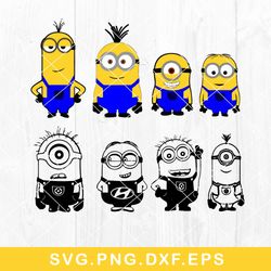 minion bundle svg, minion svg, despicable me svg, cartoon svg, png dfx eps file