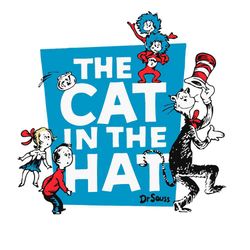 cat in the hat dr seuss day thing 1 thing 2 svg cutting files