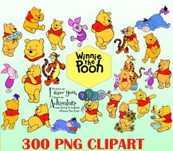 winnie the pooh png bundle, winnie pooh png cut files winnie pooh bundles svg file cut digital download