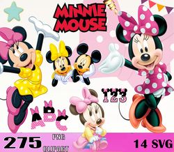 275 minnie mouse,mickey png clipart, mickey png, mickey bundle png digital download