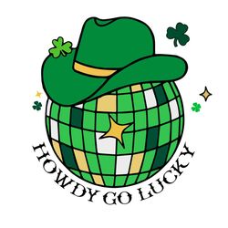 howdy go lucky western st patrick day svg graphic designs files