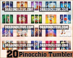 20 pinocchio cartoon 20oz skinny straight&tapered designs,cartoon sublimation tumbler designs,cartoon tumbler design,car