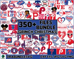 350 files philadelphia phillies baseball team svg, philadelphia phillies svg, mlb team svg, mlb svg, png, dxf, eps, jpg,