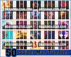 50 spiderman tumbler design 2, spiderman cup, spiderman sublimation,20oz skinny tumbler design, sublimation image,tumble