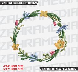 flower , machine embroidery design, files, instant download