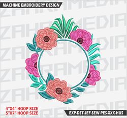flower , machine embroidery design, files, instant download