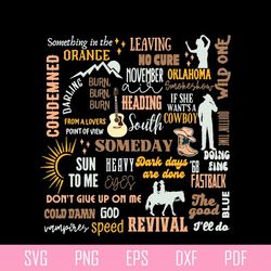 zach bryan song country music svg graphic designs files