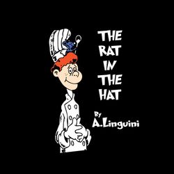 the rat in the hat funny dr seuss cartoon chef svg cutting files