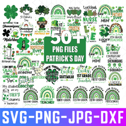 50 files retro st .patrick's day png sublimation bundle, holiday png, irish png, sublimation instant download