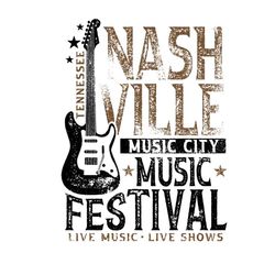 nashville music festival country music concert svg file