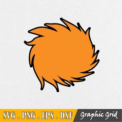 the lorax svg, truffula trees svg, truffula tree svg