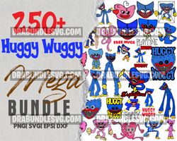 250 huggy wuggy kissy missy poppy playtime fnf bundle svg, huggy wuggy kissy missy sublimation, huggy wuggy digital file
