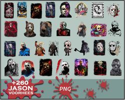 260 jason voorhees png ,halloween horror movies characters bundle png printable, png files for sublimation designs insta