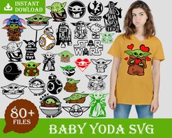 80 baby yoda svg, yoda svg, stitch svg, yoda and stitch, baby yoda svg bundle, baby yoda coffee svg, baby yoda heart svg