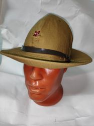 russian soviet army afghanistan war uniform panama boonie hat red star badge new