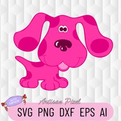 blues clues cut file, cute blues clues svg, cricut svg cameo