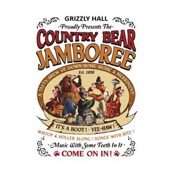 retro country bear jamboree grizzly hall country bear jamboree png