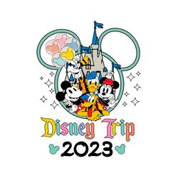 classic disney cartoons 2023 disney trip svg cutting files