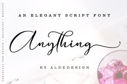 anything script trending fonts - digital font